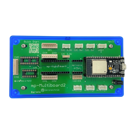 The mp-Multiboard2 connects your components to form a functional microfluidic system. Highly flexible thanks to the modular design.