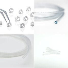 The Accessories Bundle includes our most popular microfluidic accessories for a number of different applications. It includes both of our tubing options (Tygon and silicone) as well as hose clamps and y-connectors.